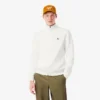 Jersey de golf de punto acanalado con cremallera para hombre