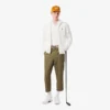 Jersey de golf de punto acanalado con cremallera para hombre