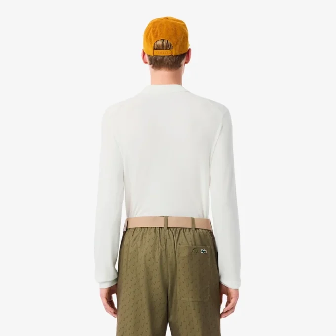 Jersey de golf elástico con cuello polo para hombre