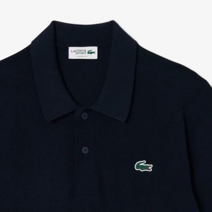 Jersey de golf elástico con cuello polo para hombre