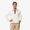 Jersey de golf elástico con cuello polo para mujer