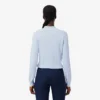 Jersey de golf elástico con cuello polo para mujer