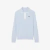 Jersey de golf elástico con cuello polo para mujer