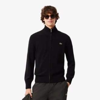 Jersey de lana con cremallera para hombre