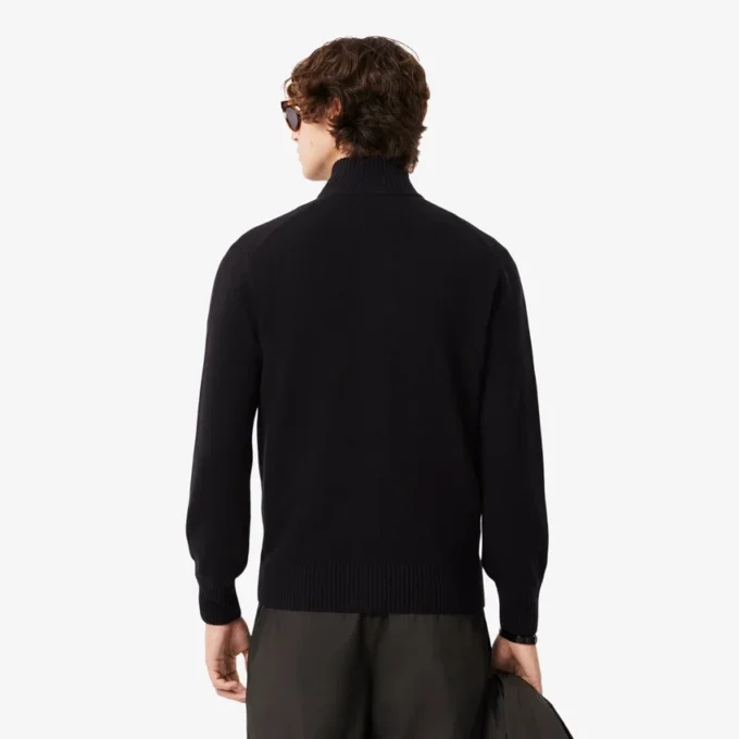Jersey de lana con cremallera para hombre