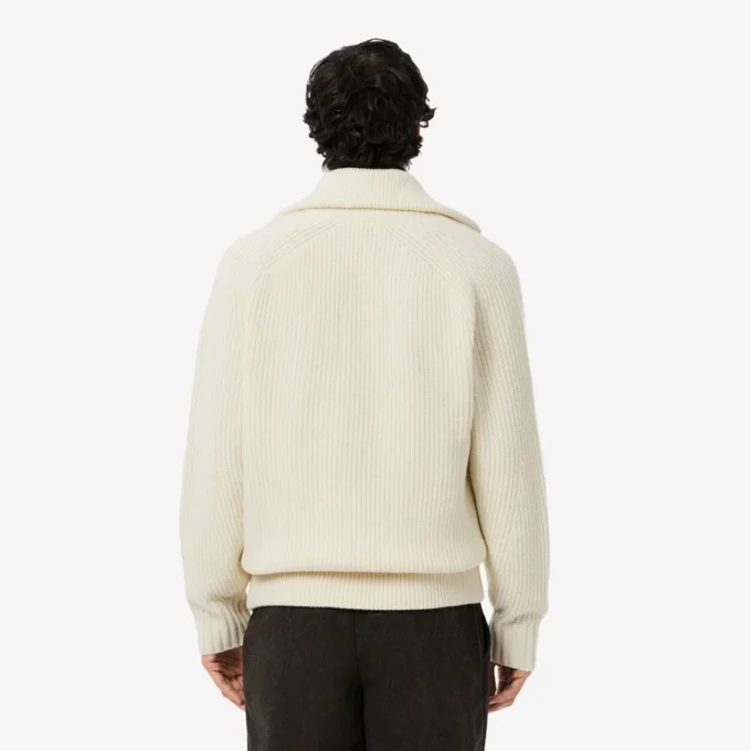 Jersey de lana con cremallera para hombre