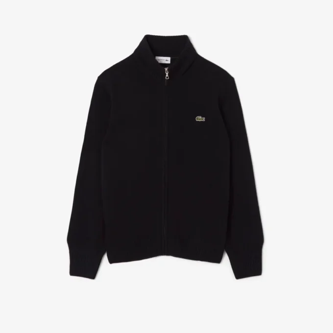 Jersey de lana con cremallera para hombre