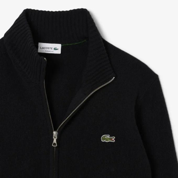 Jersey de lana con cremallera para hombre