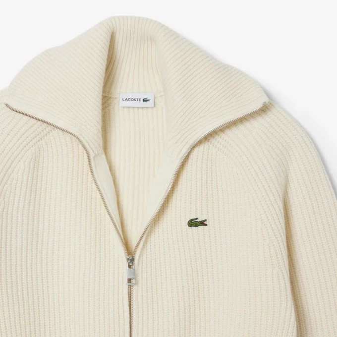 Jersey de lana con cremallera para hombre