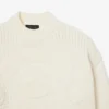 Jersey de lana con insignia bordada de la pasarela