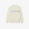 Jersey de lana con intrincados detalles de la marca para hombre