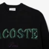 Jersey de lana con intrincados detalles de la marca para hombre