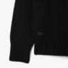 Jersey de lana con intrincados detalles de la marca para hombre