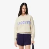 Jersey de lana con intrincados motivos de la marca para mujer