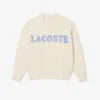 Jersey de lana con intrincados motivos de la marca para mujer