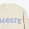 Jersey de lana con intrincados motivos de la marca para mujer