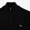 Jersey de lana con media cremallera para hombre