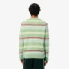Jersey de lana de alpaca a rayas para hombre