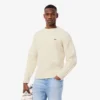 Jersey de lana de corte holgado con efecto patchwork para hombre