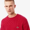 Jersey de lana de corte holgado con efecto patchwork para hombre