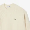 Jersey de lana de corte holgado con efecto patchwork para hombre