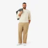Jersey de lana de corte holgado con efecto patchwork para hombre