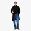 Jersey de lana de cuello alto con cremallera para hombre