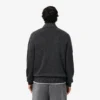 Jersey de lana de cuello alto con cremallera para hombre