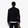 Jersey de lana de cuello alto con cremallera para hombre