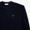 Jersey de lana de punto musgo de corte holgado para mujer