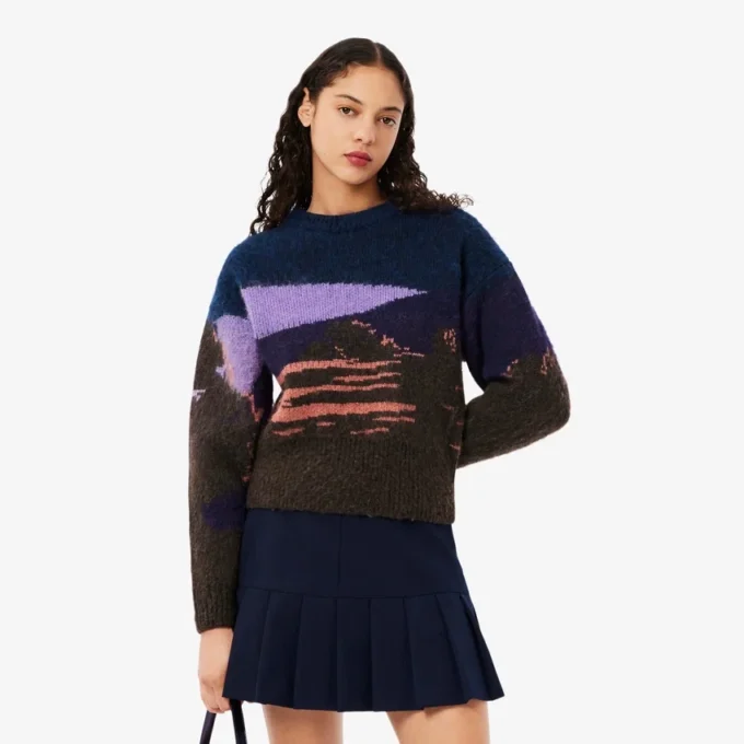 Jersey de lana Landscape para mujer