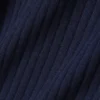 Jersey de lana merina con cuello polo y punto elástico 3D