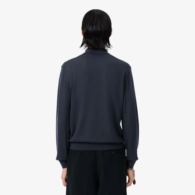 Jersey de lana merino con cuello polo de la colección Runway