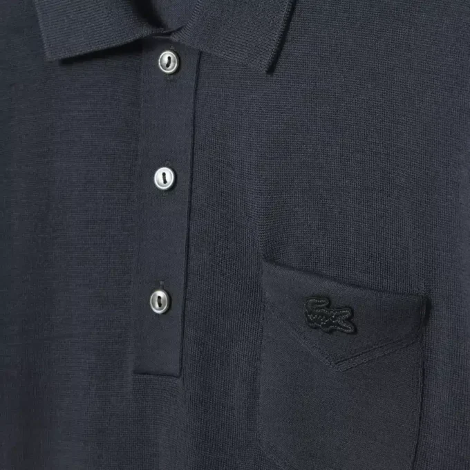 Jersey de lana merino con cuello polo de la colección Runway