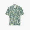 Jersey de manga corta con cuello polo y estampado gráfico para hombre