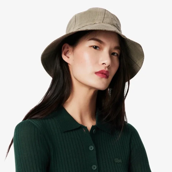 Jersey de mujer con cuello polo de punto de lana