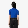 Jersey de mujer con cuello polo y punto acanalado
