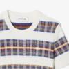 Jersey de punto acanalado de manga corta para mujer