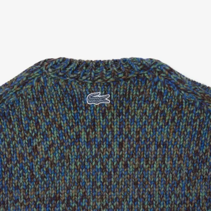Jersey de punto con cocodrilo en intarsia para hombre