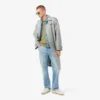 Jersey de punto elástico con cuello polo para hombre