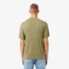 Jersey de punto elástico con cuello polo para hombre