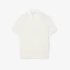 Jersey de punto elástico con cuello polo para hombre