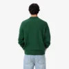 Jersey polo de lana de corte holgado para hombre