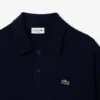 Jersey polo de lana de corte holgado para hombre