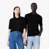 Jersey polo unisex de manga corta de lana merina