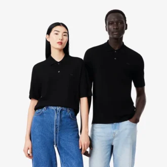 Jersey polo unisex de manga corta de lana merina