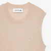 Jersey sin mangas de punto 3D de lana merina