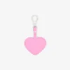 Llavero con charms en forma de corazón