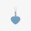 Llavero con charms en forma de corazón