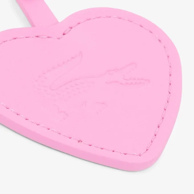Llavero con charms en forma de corazón